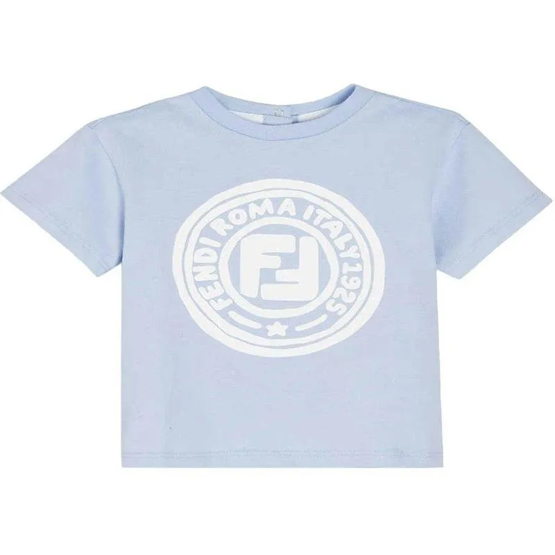 Baby Boys Blue Logo T-shirt