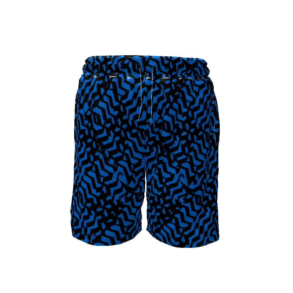 Blue Men's Basketball Shorts Fast Drying