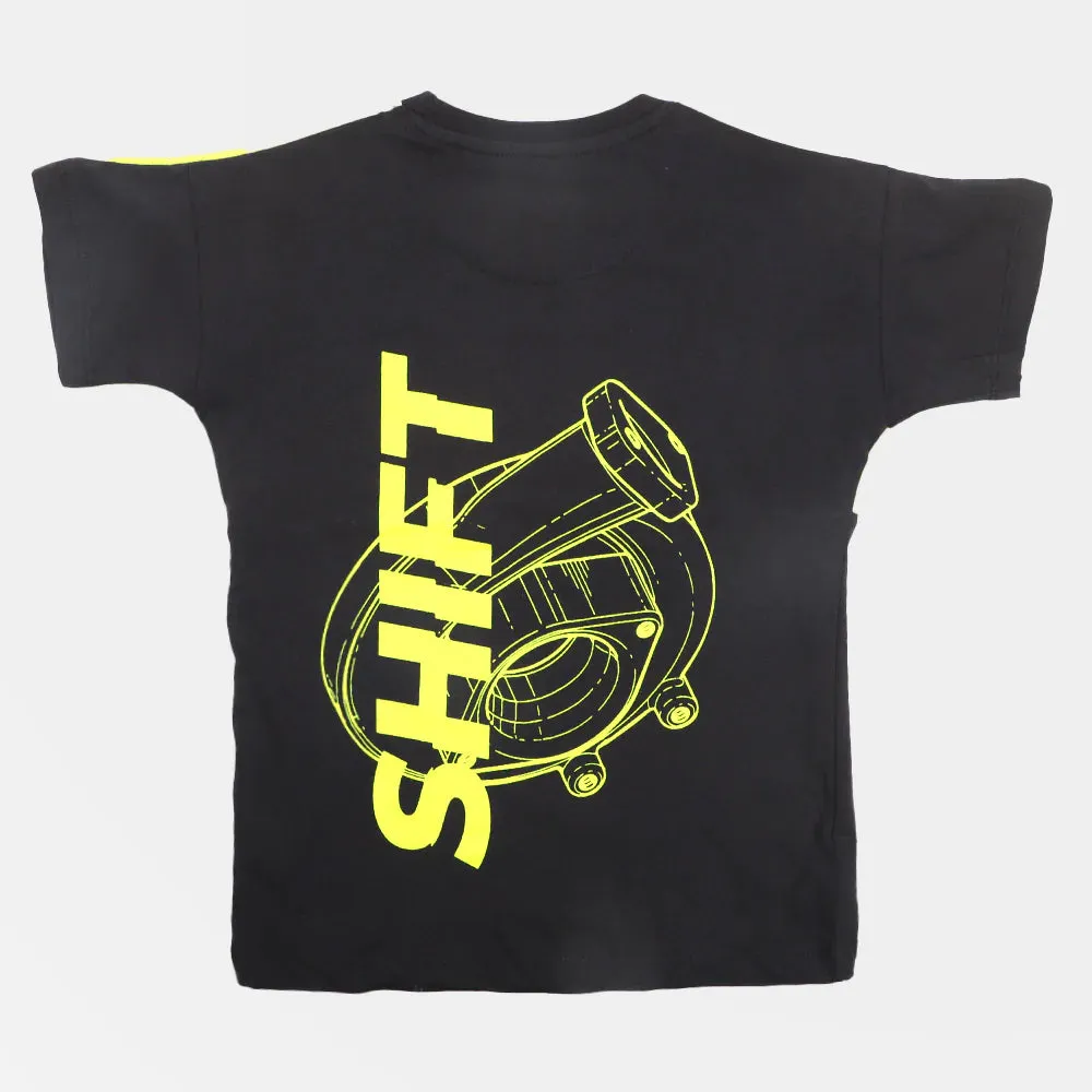 Boys T-shirt Shift - Jet Black