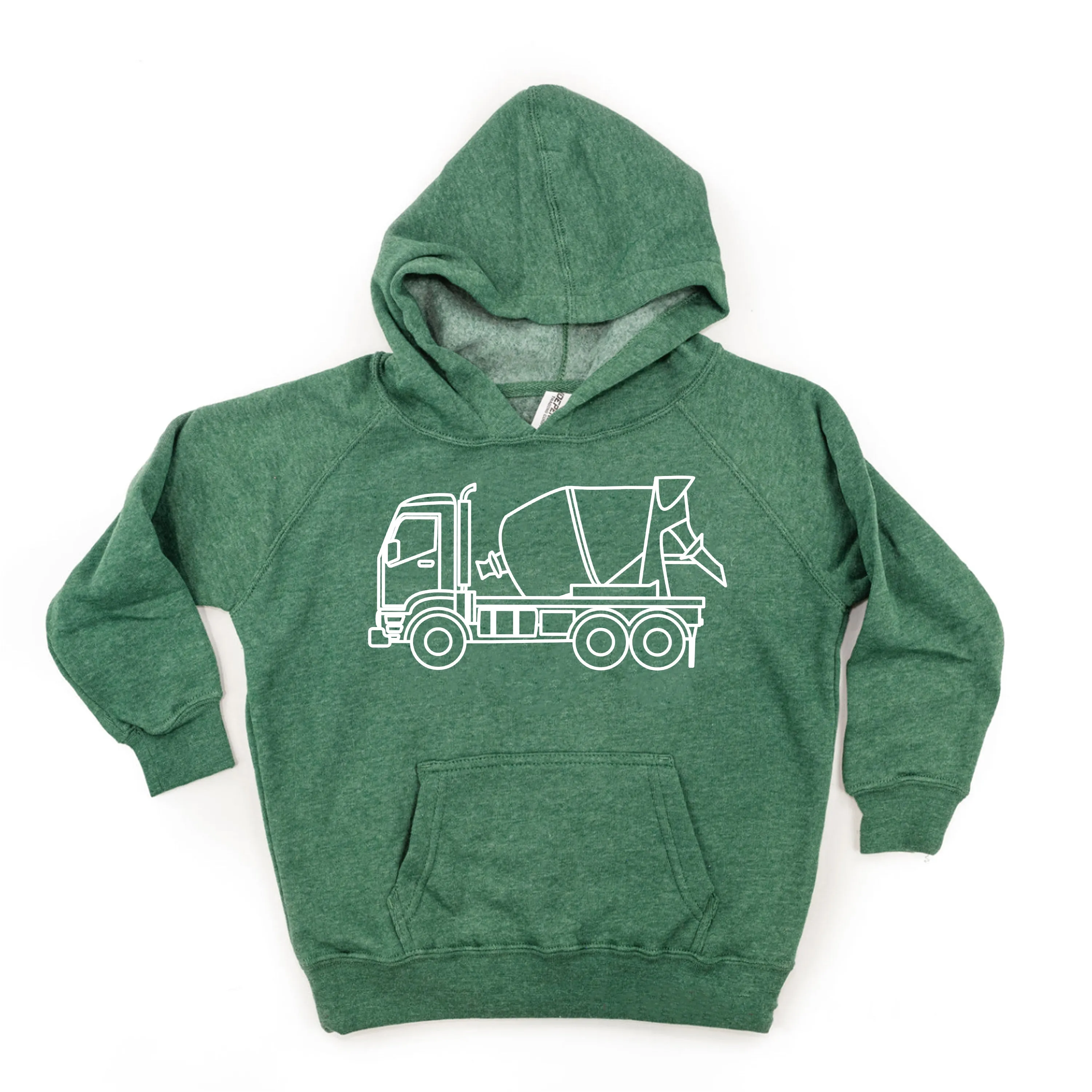 CEMENT TRUCK - Minimalist Design - Child Hoodie