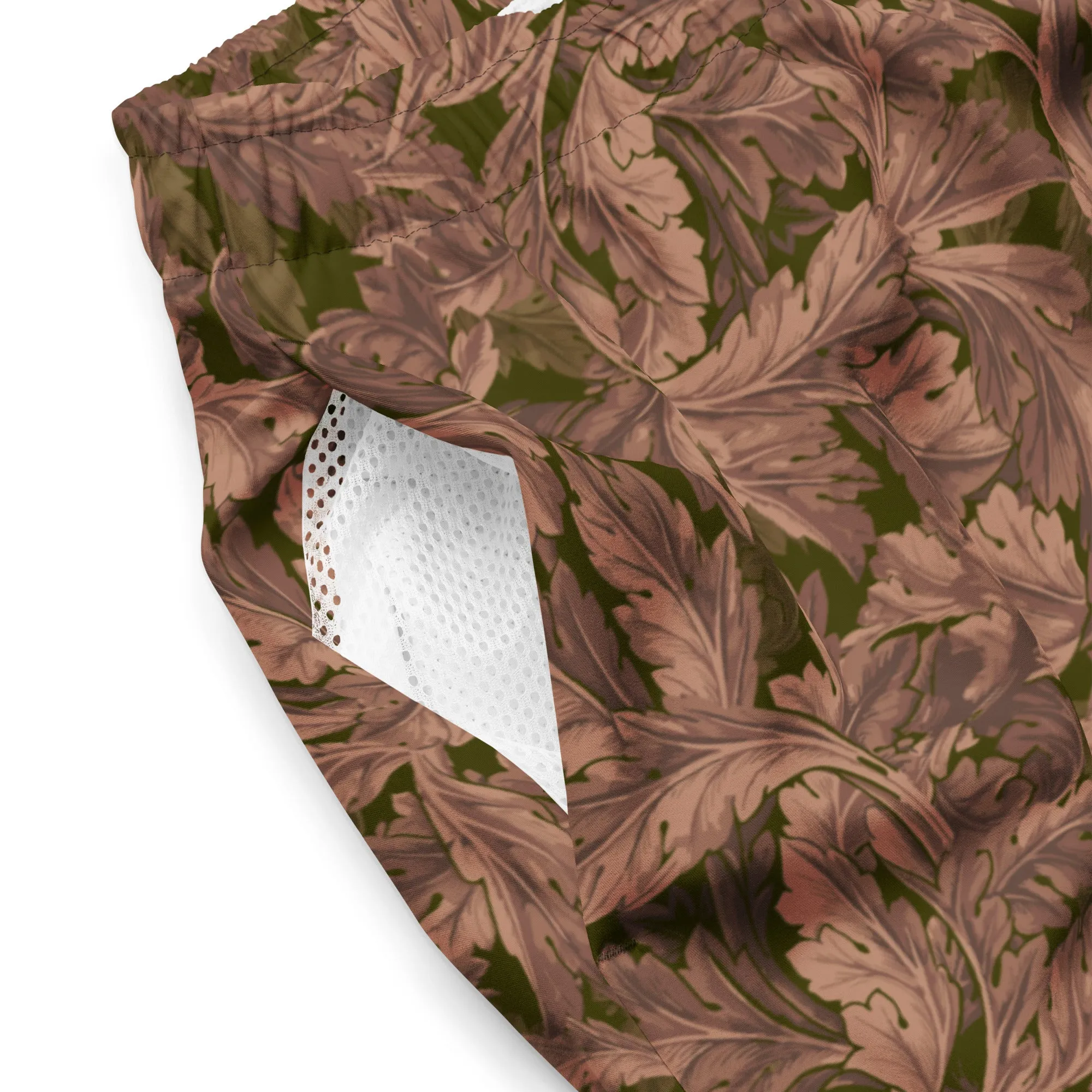 Deadleaves Camo Men's Swim Trunks