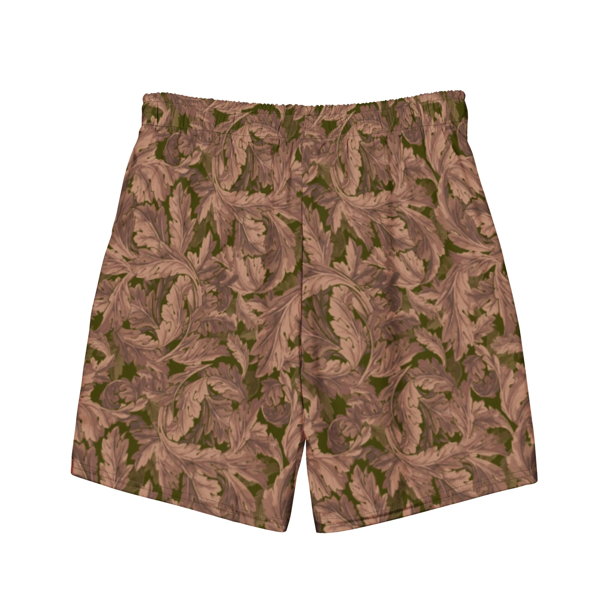 Deadleaves Camo Men's Swim Trunks
