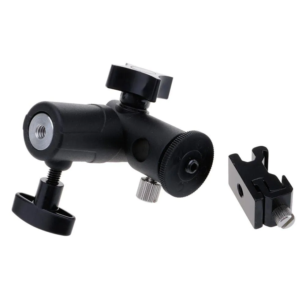 Flash E-type Tilt Speedlite Hot Shoe Bracket (Flash Excluded)