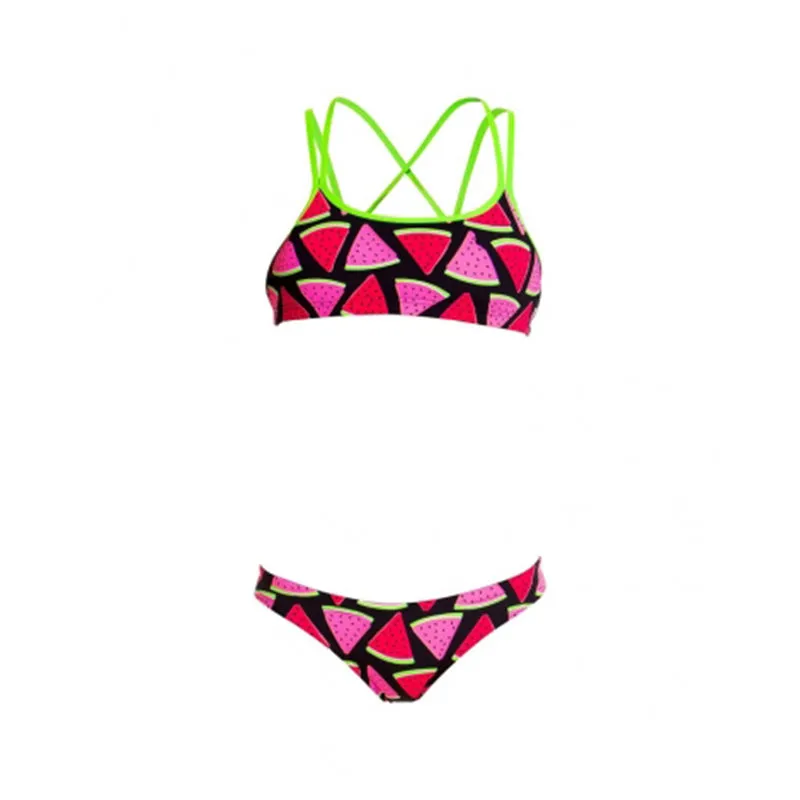 Funkita - Melon Crush - Girls Criss Cross Two Piece