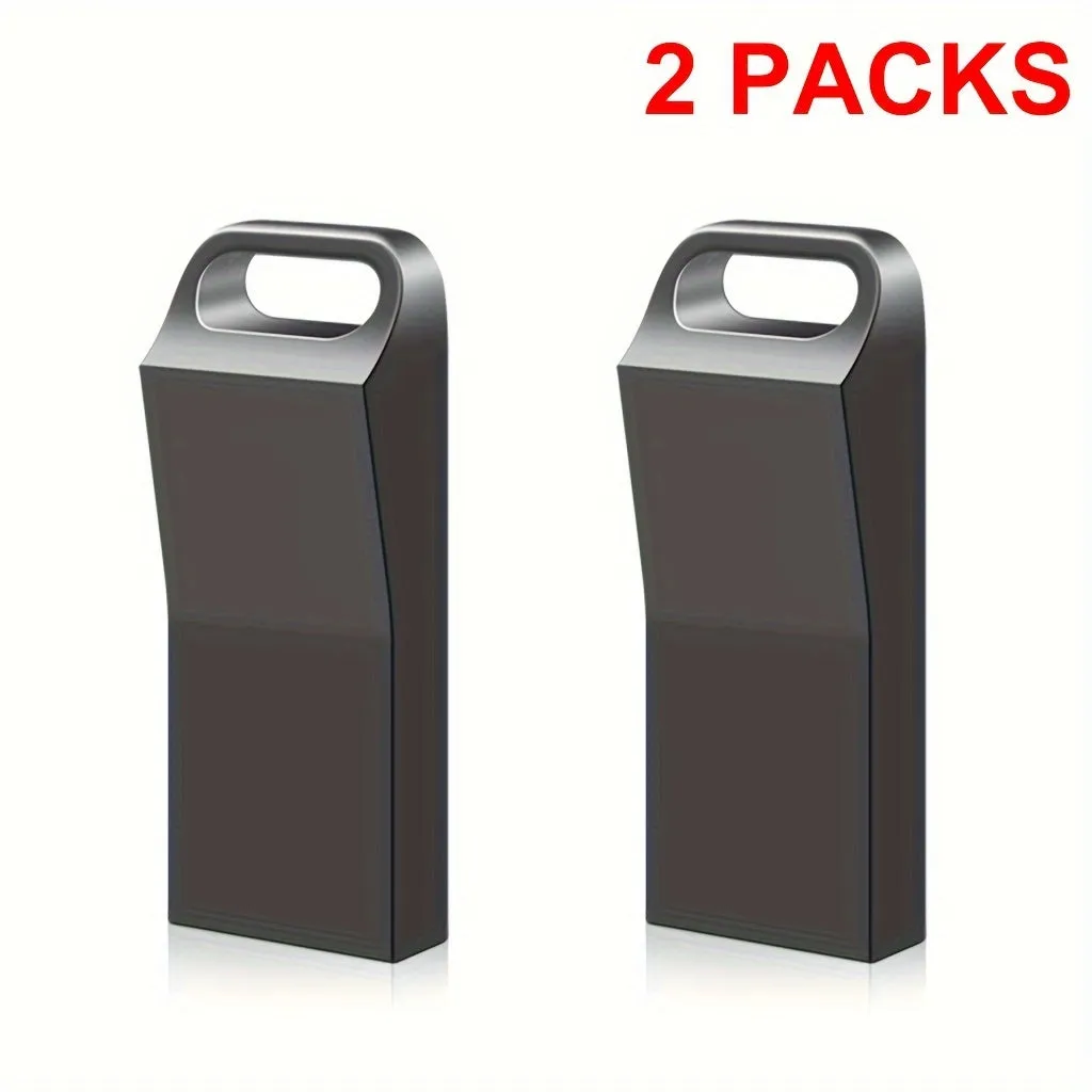 High-Speed USB Flash Drive 2-Pack Versatile Storage Solution