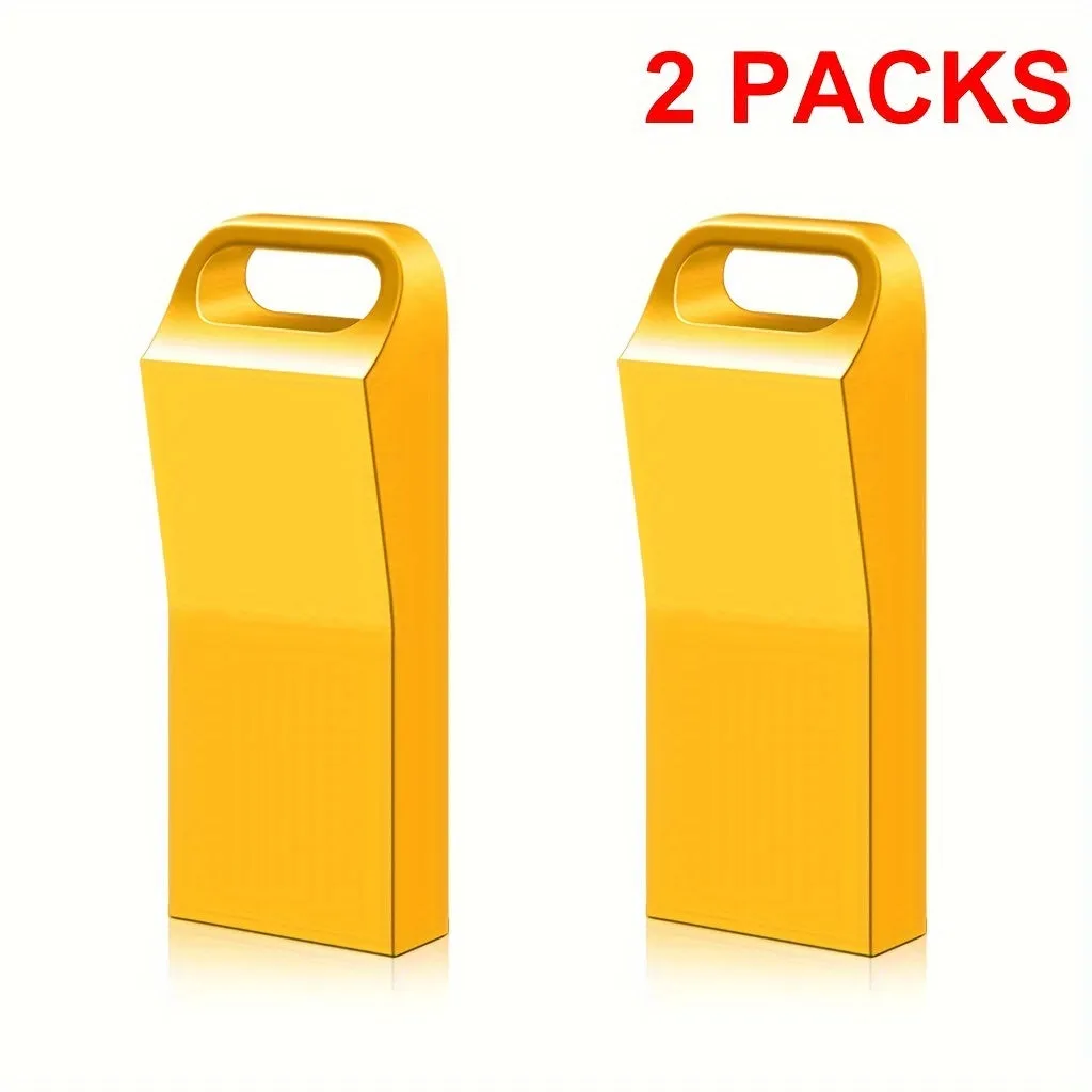 High-Speed USB Flash Drive 2-Pack Versatile Storage Solution