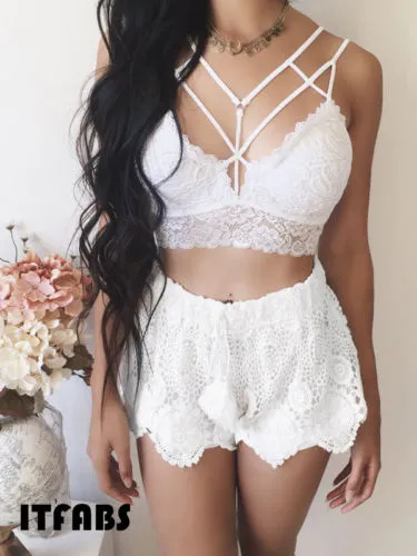 Lace Crop Top Bra