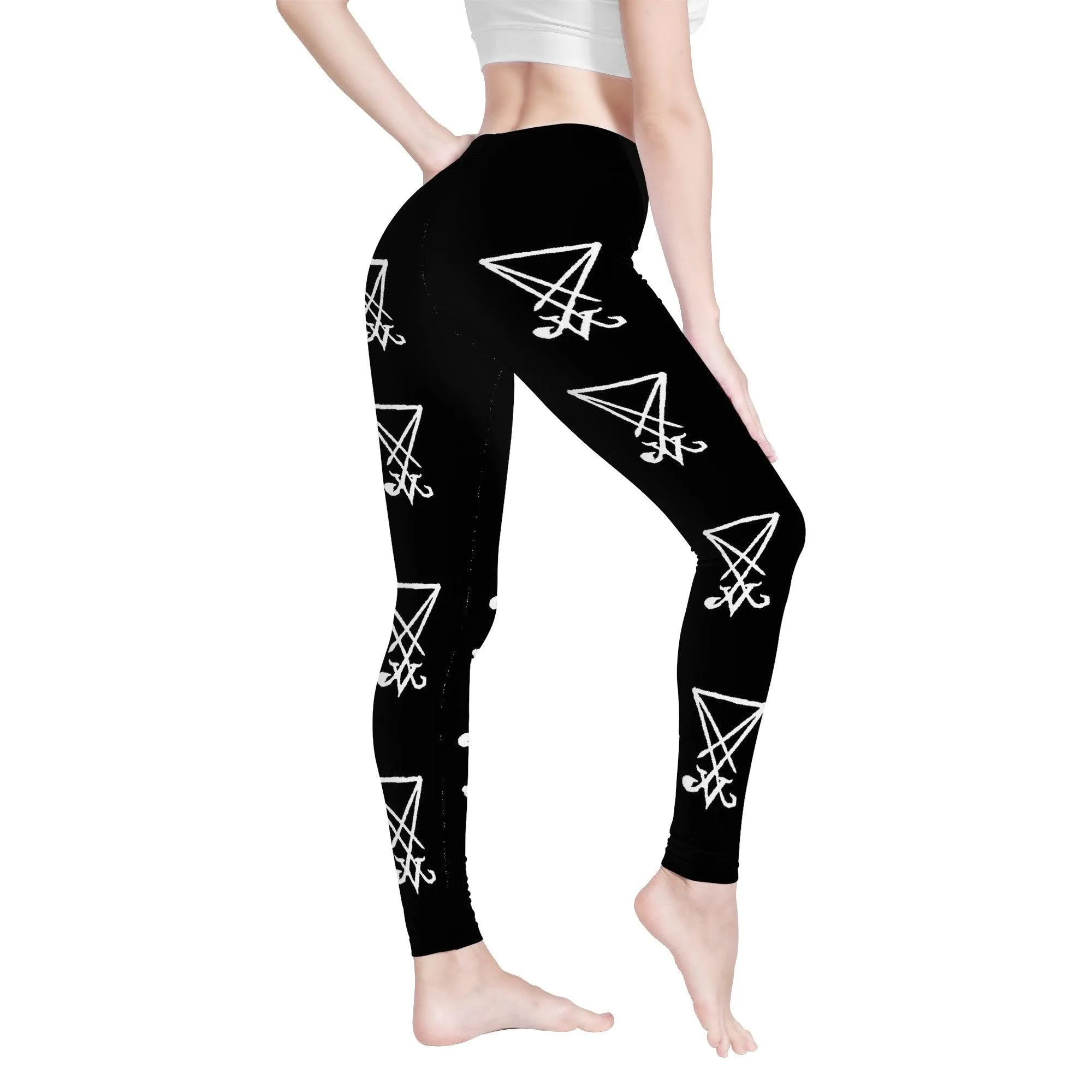 Lucifer Sigil Yoga Leggings