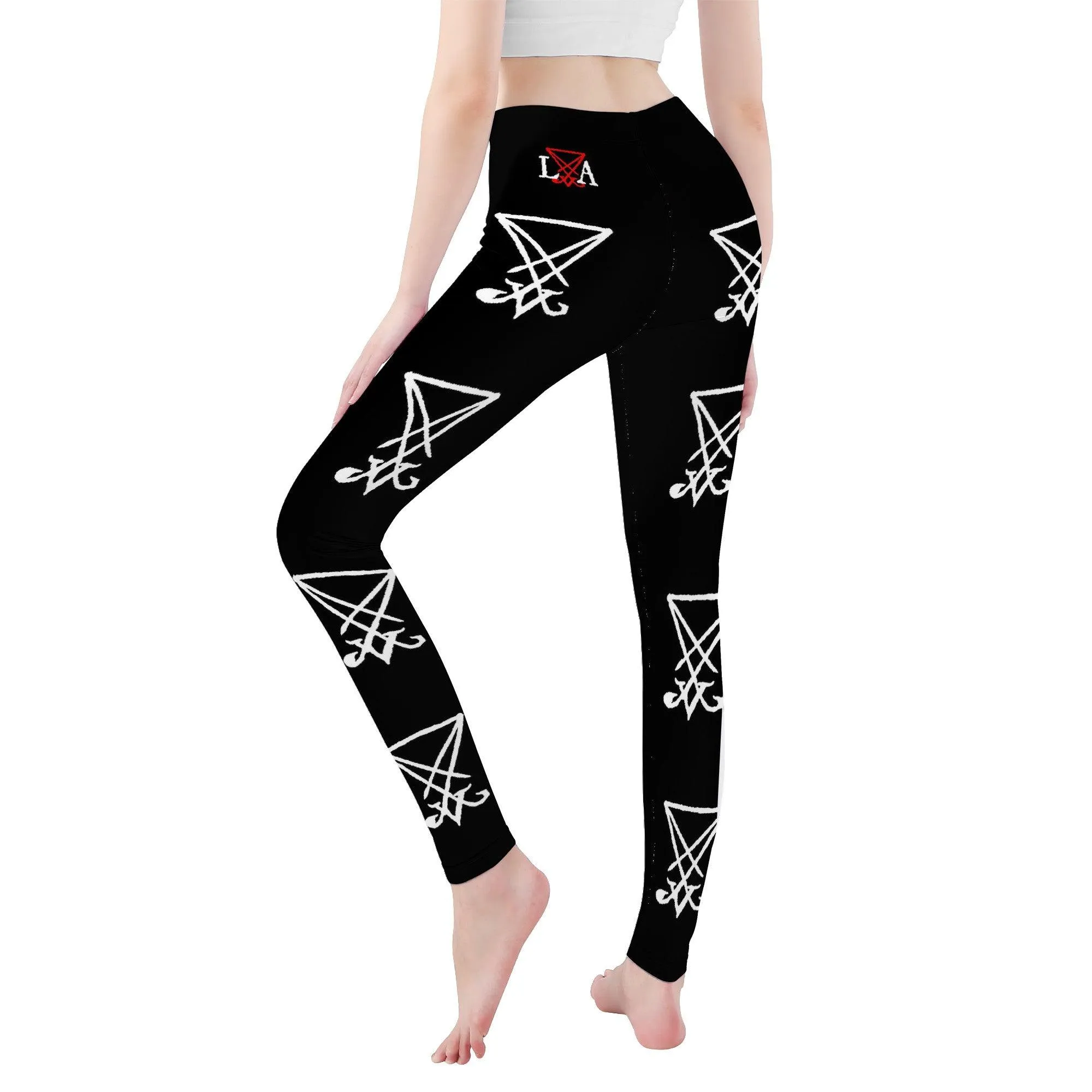 Lucifer Sigil Yoga Leggings