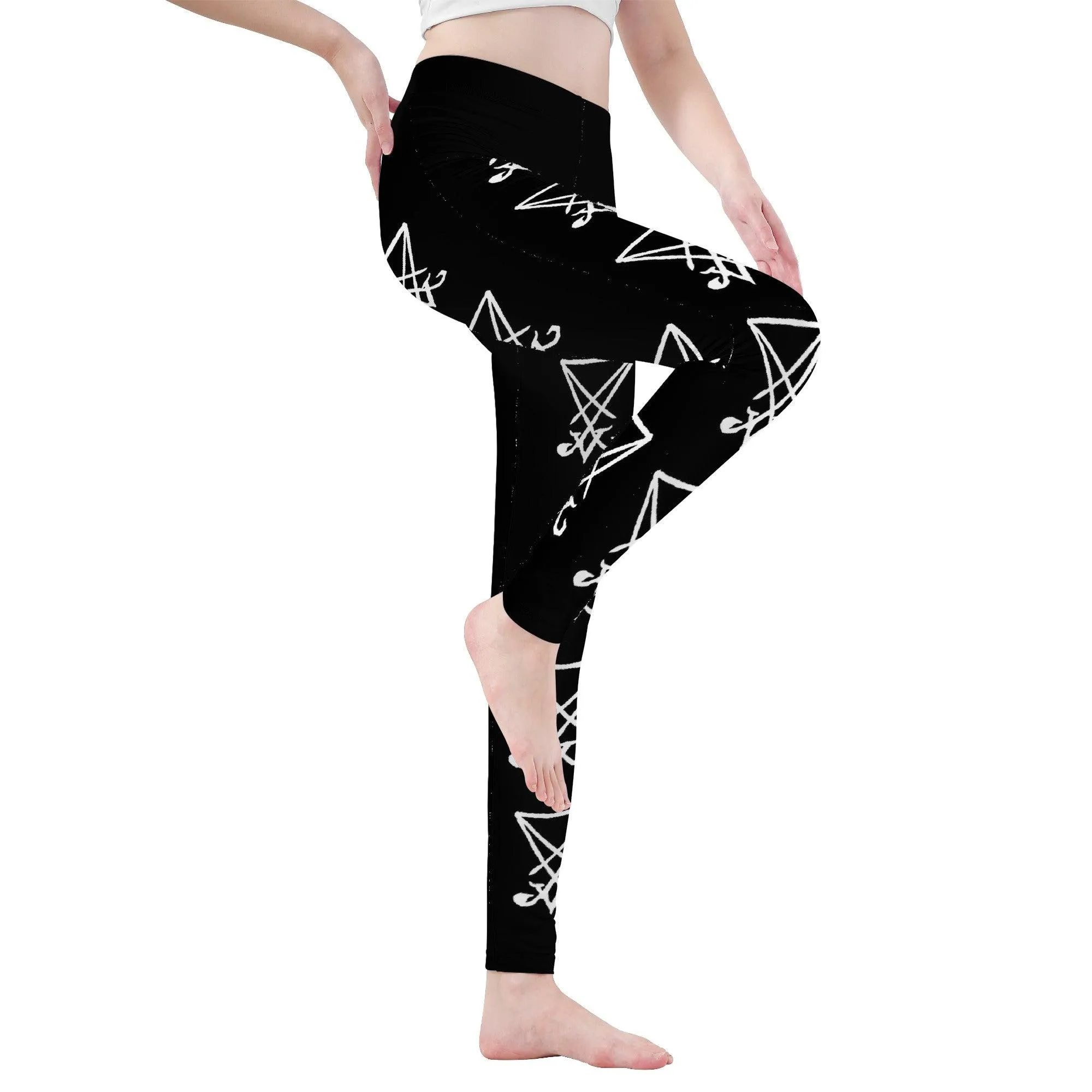 Lucifer Sigil Yoga Leggings