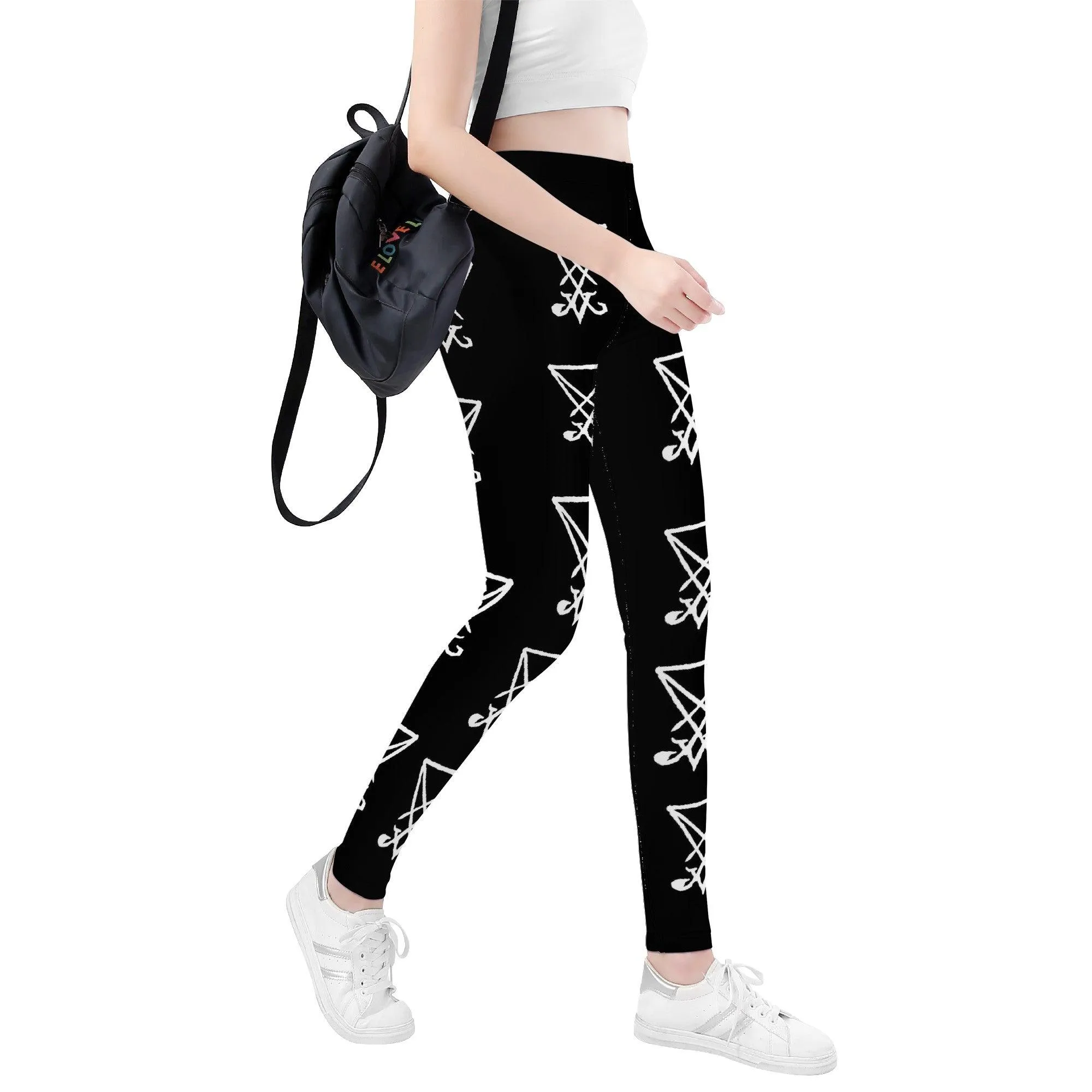 Lucifer Sigil Yoga Leggings