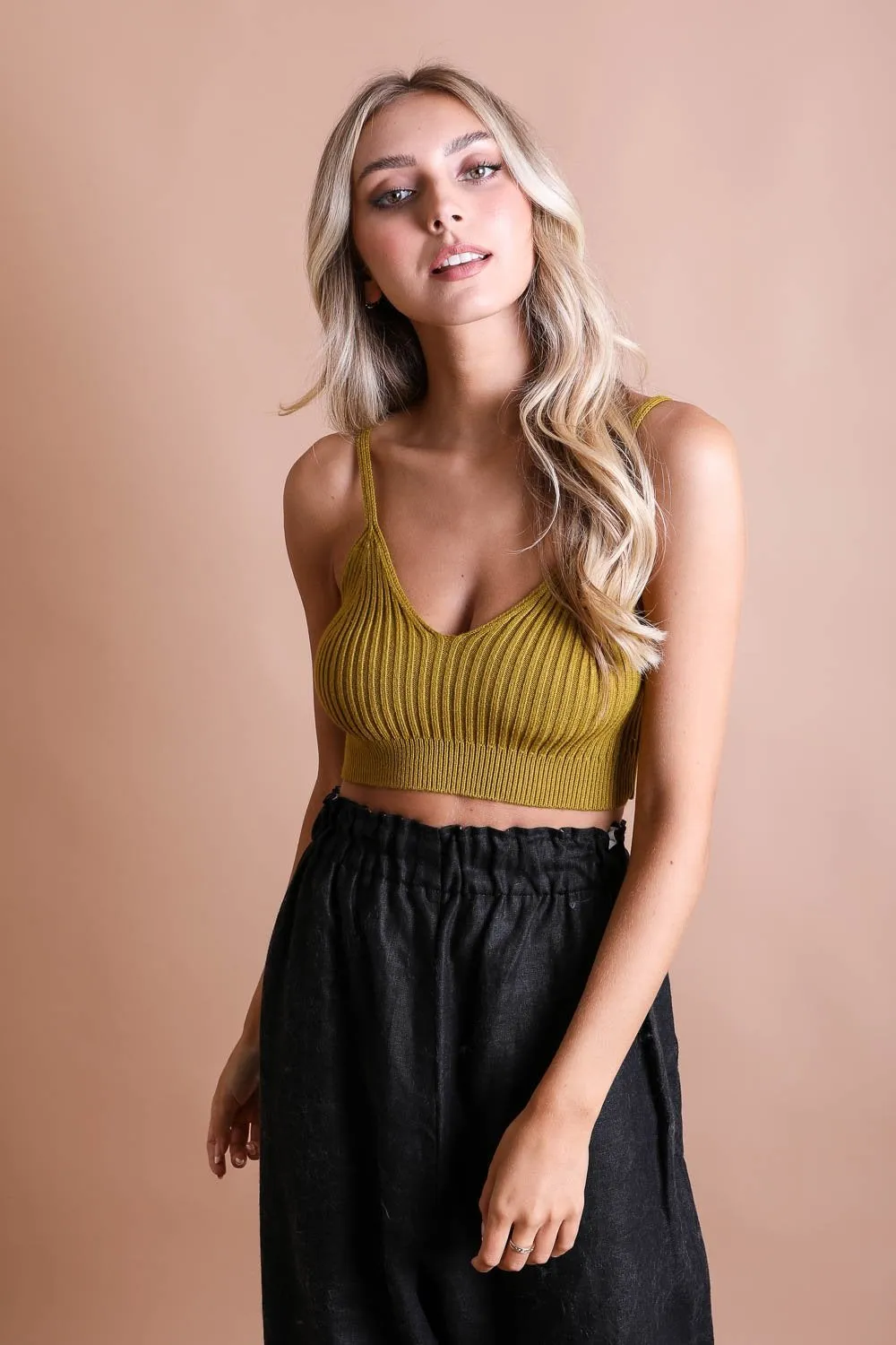 Rib Knit Lounge Brami ❤️